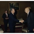 Il Presidente della Camera dei Deputati Giorgio Napolitano riceve l'Ambasciatore statunitense Reginald Bartholomew