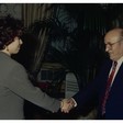 Il Presidente PIVETTI incontra il Pres. dell'Ass. Pop. Albanese Pjeter Arbnori