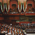 Veduta dell'Aula durante la riunione del Parlamento in seduta comune in occasione del 50° Anniversario della Repubblica