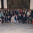 Foto di gruppo in occasione della visita della delegazione del Coordinamento Nazionale Unione Studenti