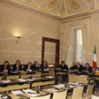 Il Presidente della Commissione Affari Esteri, Achille Occhetto, riceve una delegazione della Commissione Affari Esteri del Bundenstag