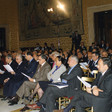 Gli ospiti assistono alla Relazione annuale per il 1996 del Garante della Concorrenza e del Mercato, Giuliano Amato