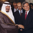 Il Presidente della Camera dei deputati, Luciano Violante, riceve il Vice Primo Ministro dell'Arabia Saudita, il Principe Sultan ibn ʿAbd al-ʿAzīz Āl Saʿūd