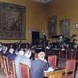 Il Presidente della Camera dei deputati, Luciano Violante, presiede la riunione dei Presidenti delle Commissioni specializzate negli Affari Europei