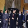 Inaugurazione della mostra filatelica 'Dagli antichi Stati all'Unità  d'Italia'