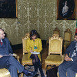 Il Vice Presidente Petrini incontra il Vice Presidente del parlamento del Mozambico Abdul Carimo Issa.