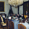 Il Presidente della Camera dei deputati, Luciano Violante, riceve il Presidente del Parlamento lettone, Janis Straume