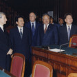 Il Presidente della Camera dei deputati, Luciano Violante, riceve il Presidente della Mongolia, Natsagiin Bagabandi