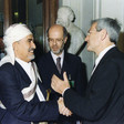 Il Presidente della Camera dei Deputati Luciano Violante riceve il Prtesidente del parlamento dello yemen Abdullah Bin Hussain Alammar