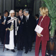 Il Presidente della Camera dei deputati, Luciano Violante, riceve il Presidente del parlamento dello Yemen, Abdullah ibn Husayn al-Ahmar