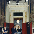 Inaugurazione della mostra 'Gela arcaica: are, divinitÃÂ , tiranni' e foto di gruppo dei Presidenti dei parlamenti Europei davanti a Montecitorio