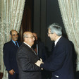 Il Presidente della Camera dei Deputati Luciano Violante riceve Salim Al-Za'noon  portavoce del Consiglio nazionale palestinese