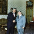 Il Presidente della Camera dei deputati, Pier Ferdinando Casini, riceve l'Ambasciatore della Repubblica di Colombia, Fabio Valencia Cossio
