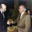 Il Vice Presidente della Camera dei deputati, Alfredo Biondi,  riceve l'Associazione di Amicizia Italia-Libano