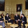 Il Presidente della Camera dei deputati, Pier Ferdinando Casini, a colloquio con il Presidente della Repubblica di Polonia, Aleksander Kwasniewski