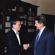 Il Vice Presidente della Camera dei deputati, Publio Fiori riceve il Chief Secretary of Administration della S.A.R. di Hong Kong, Donald Tsang