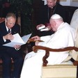 Colloquio tra il Presidente della Repubblica, Carlo Azeglio Ciampi, e Sua Santità Giovanni Paolo II