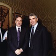 Il Presidente della Camera dei deputati, Pier Ferdinando Casini, riceve il Ministro degli esteri della Norvegia, Jan Petersen