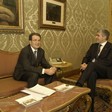 Il Presidente della Camera dei deputati, Pier Ferdinando Casini, riceve il Presidente della Commissione europea, Romano Prodi