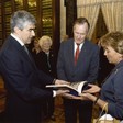 Visita alla Camera dei deputati dell'ex Presidente degli Stati Uniti d'America, George Bush Senior, e Signora