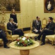 Il Presidente della Camera dei deputati, Pier Ferdinando Casini, a colloquio il Presidente della Repubblica del Guatemala, Alfonso Portillo