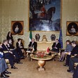 Il Presidente della Camera dei deputati, Pier Ferdinando Casini, riceve il Presidente della Repubblica di Albania, Alfred Moisiu