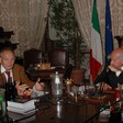 Il Presidente della Camera dei deputati, Fausto Bertinotti, riceve macchinista delle Ferrovie dello Stato, Signor Gallori