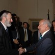 Il Presidente della Camera dei deputati, Fausto Bertinotti, riceve una delegazione delle Comunità Ebraiche italiana e romana