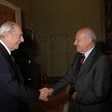 Il Presidente della Camera dei deputati, Fausto Bertinotti, riceve l'Ambasciatore del Cile, Gabriel Valdes Subercaseaux
