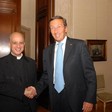 Il Presidente della Camera dei deputati, Gianfranco Fini, riceve Sua Eccellenza Reverendissima Mons. Rino Fisichella