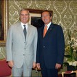 Il Presidente della Camera dei deputati, Gianfranco Fini, riceve l'Ambasciatore degli Stati Uniti d America, Ronald P. Spogli