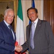 Il Presidente della Camera dei deputati, Gianfranco Fini, riceve l'ambasciatore d'Italia a Berlino, Antonio Puri Purini