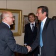 Il Presidente della Camera dei deputati, Gianfranco Fini, riceve l'Ambasciatore della Repubblica Slovacca in Italia, Stanislav Vallo