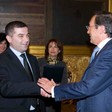 Montecitorio - Il Presidente della Camera Gianfranco Fini incontra il Presidente del Parlamento di Georgia David Bakradze