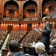 Aula di Montecitorio - Il Presidente della Camera dei deputati Gianfranco Fini partecipa alla manifestazione finale del progetto 'Dalle aule parlamentari alle aule di scuola. Lezioni di Costituzione'