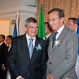 Roma, Villa Miani - Il Presidente della Camera dei deputati Gianfranco Fini partecipa alle celebrazioni del 63° Anniversario dell'Indipendenza dello Stato di Israele