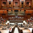 Aula di Montecitorio - Il Presidente della Camera dei deputati Gianfranco Fini interviene alla manifestazione 'Dalle Aule parlamentari alle aule di scuola: lezioni di Costituzione'