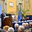 Il Presidente della Camera dei deputati, Gianfranco Fini, interviene alla Presentazione del Rapporto della Corte dei Conti sul Coordinamento della Finanza Pubblica