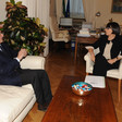 La Vice Presidente della Camera dei deputati, Marina Sereni, riceve l'Ambasciatore italiano in Afghanistan, Luciano Pezzotti