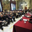 Un momento della presentazione del libro  'La via maestra' di  Giorgio Napolitano