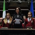 L'intervento della Presidente della Camera dei deputati, Laura Boldrini, prima del Concerto di Natale