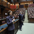 Intervento della Presidente della Camera dei deputati, Laura Boldrini, nell'Aula di Montecitorio