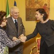 La Presidente della Camera, Laura Boldrini, riceve il Presidente della Finarvedi SpA Giovanni Arvedi, ed una delegazione di rappresentanti sindacali