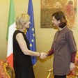 La Presidente della Camera Laura Boldrini riceve Mary Kerry Kennedy, Presidente di 'Robert F.Kennedy Human Rights'