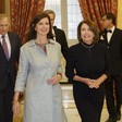 La Presidente della Camera dei Deputati, Laura Boldrini, riceve la Minority Leader della Camera dei Rappresentanti degli Stati Uniti d'America, Nancy Pelosi.