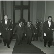 Il presidente della Camera dei Deputati Giovanni Leone riceve il vicepresidente degli Stati Uniti Richard Nixon