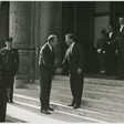 Il presidente della Camera dei Deputati Giovanni Leone riceve l'ambasciatore Stati Uniti Frederick Reinhardt