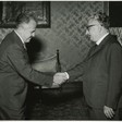 Il presidente della Camera dei Deputati Giovanni Leone riceve l'ambasciatore della Cecoslovacchia Jan Busniak