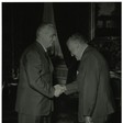 Il presidente della Camera dei Deputati Brunetto Bucciarelli Ducci riceve l'ambasciatore della Cecoslovacchia Jan Busniak
