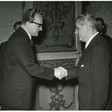 Il presidente della Camera dei Deputati Brunetto Bucciarelli Ducci riceve l'ambasciatore della Cecoslovacchia Vladimir Ludvik